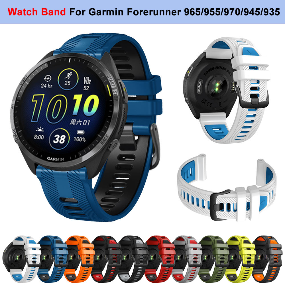 Silicone Watch Band 22Mm - Pulseira de Silicone para Relógio Esportivo
