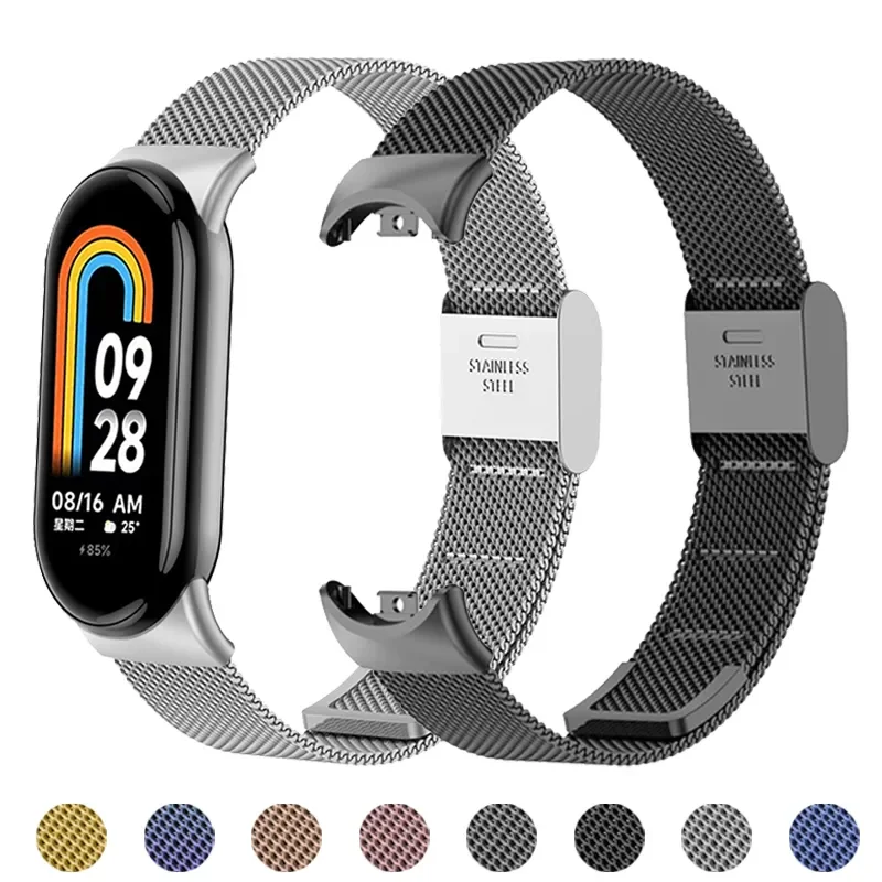 Mesh Strap Metal - Pulseira de aço inoxidável para Xiaomi