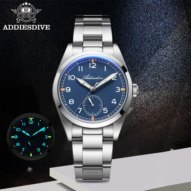 Stainless Bracelet Diver - ADDIESDIVE Relógio de quartzo masculino de