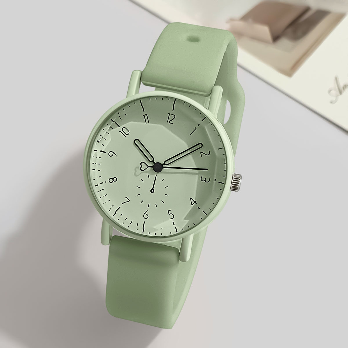 Silicone Band Women - Moda árabe dial feminino relógio de