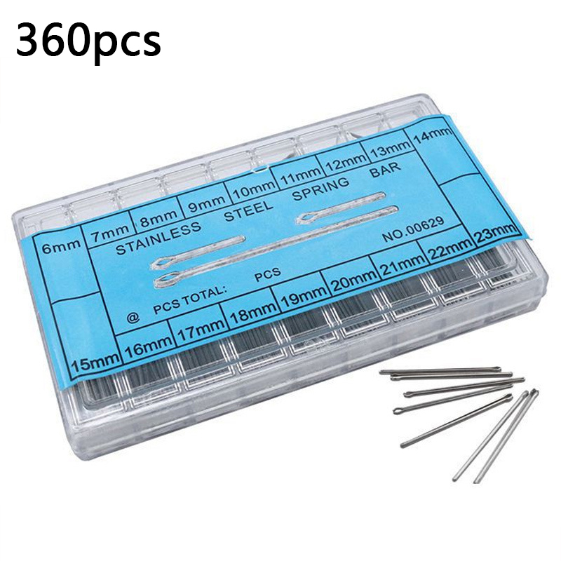 Spring Bar Tool Set - 360 peças pinos divididos pinos de