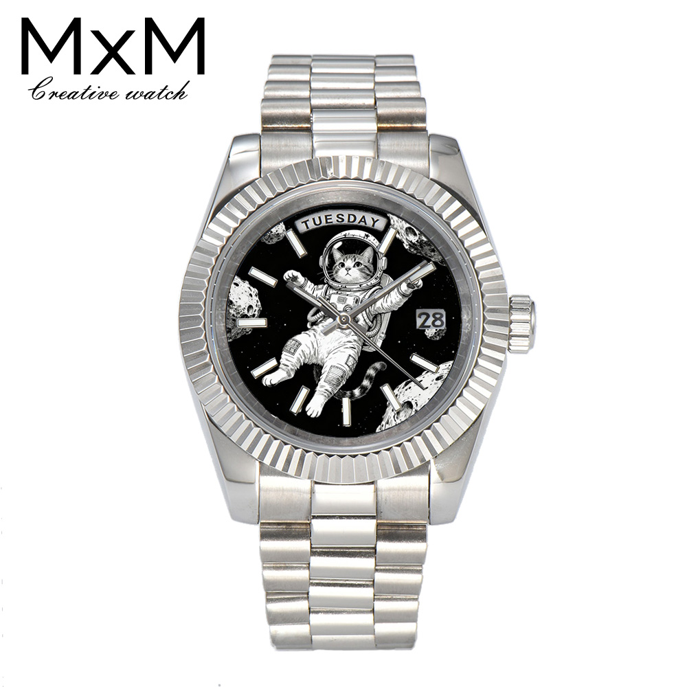 Stainless Bracelet Diver - Relógio masculino criativo 40mm/36mm miyota 8285