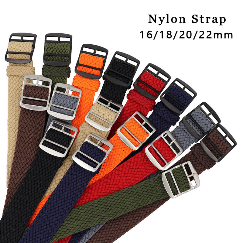 Perlon Strap Woven - Pulseira de nylon tecida de alta