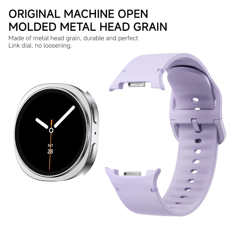 Silicone Watch Band 22Mm - Pulseira de silicone de 20/22mm para