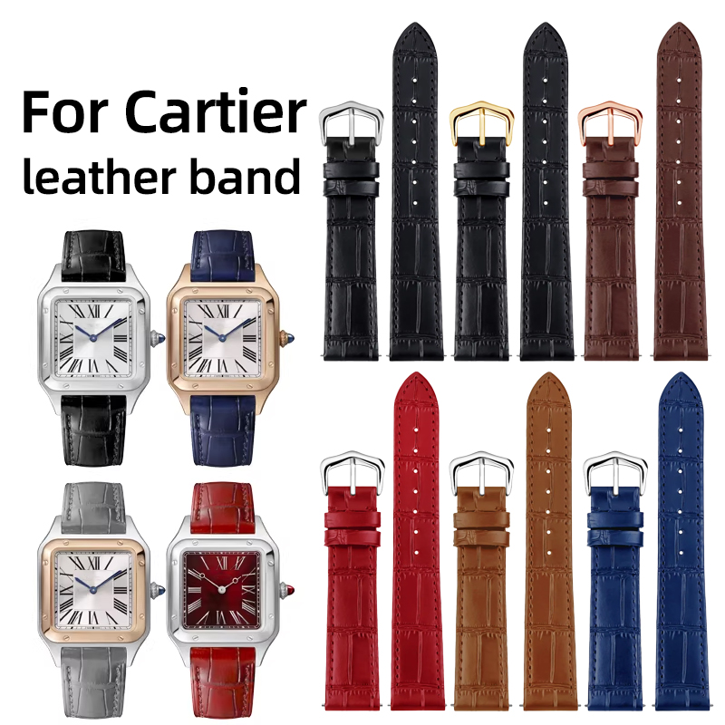 Leather Strap Quick Release - Pulseira de couro genuíno de 15mm,