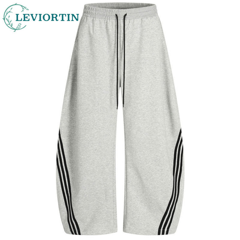 Curved Spring Bar - Estilo streetwear moderno masculino, emenda solta