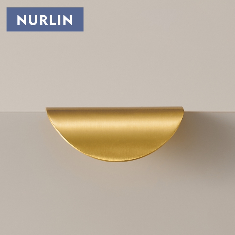 Curved Spring Bar - Nurlin latão dobrável borda curta puxar