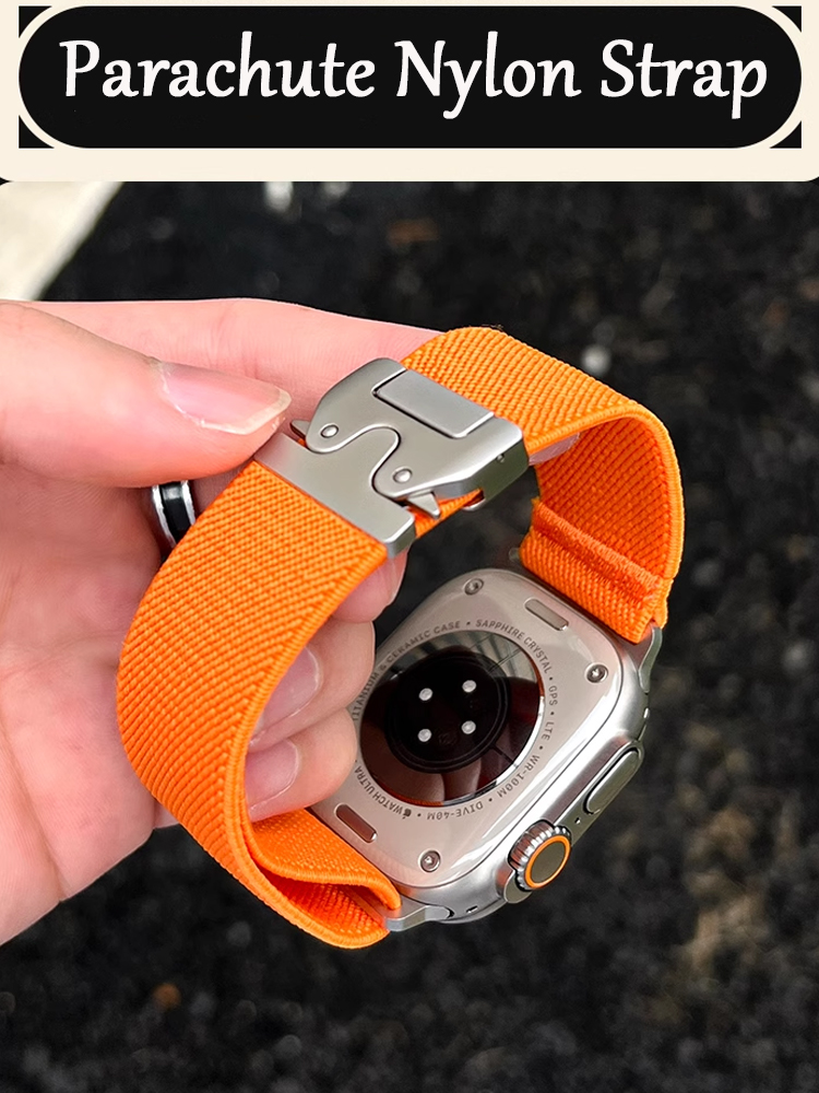 Parachute Strap Elastic - Pulseiras para apple watch ultra 2