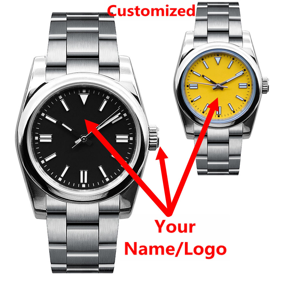 Stainless Bracelet Diver - Relógio Masculino Personalizado com Logotipo, Luxuoso,