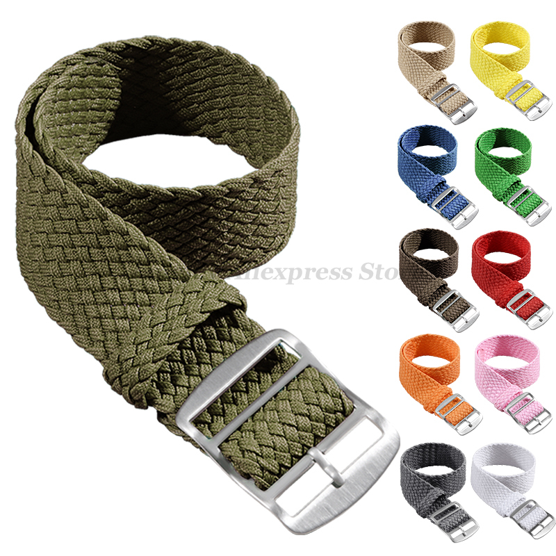 Perlon Strap Woven - Pulseira de nylon tecido para pulseira