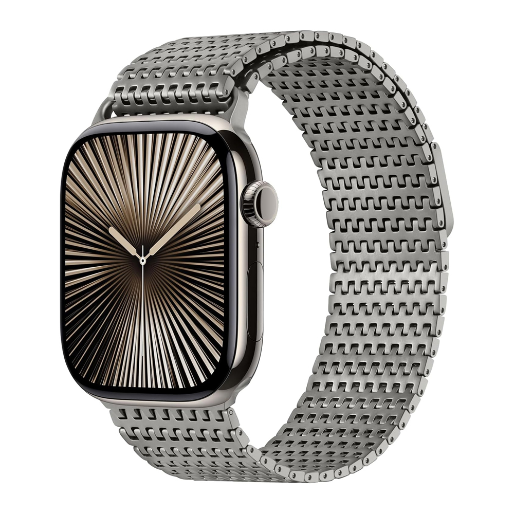 Milanese Loop Magnetic - Pulseira de titânio para apple watch