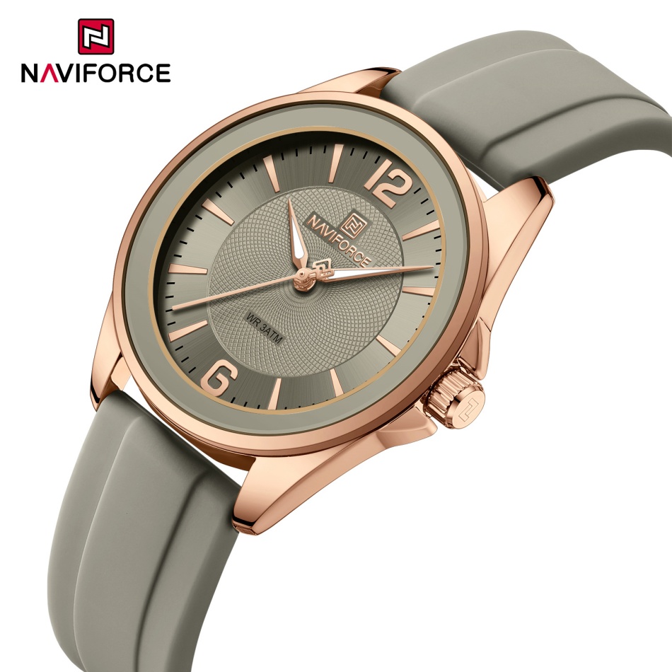 Silicone Band Women - Novo Estilo de Relógios Femininos NAVIFORCE
