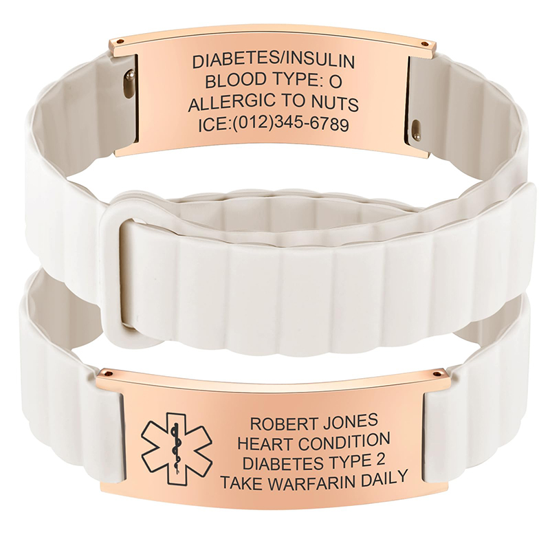 Pulseira de Identificação Médi - Silicone Band Women avaliação e preço
