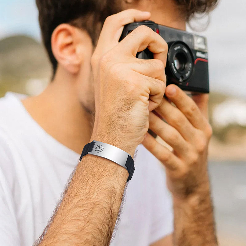 Pulseira de Identificação Médi - Silicone Band Women avaliação e preço