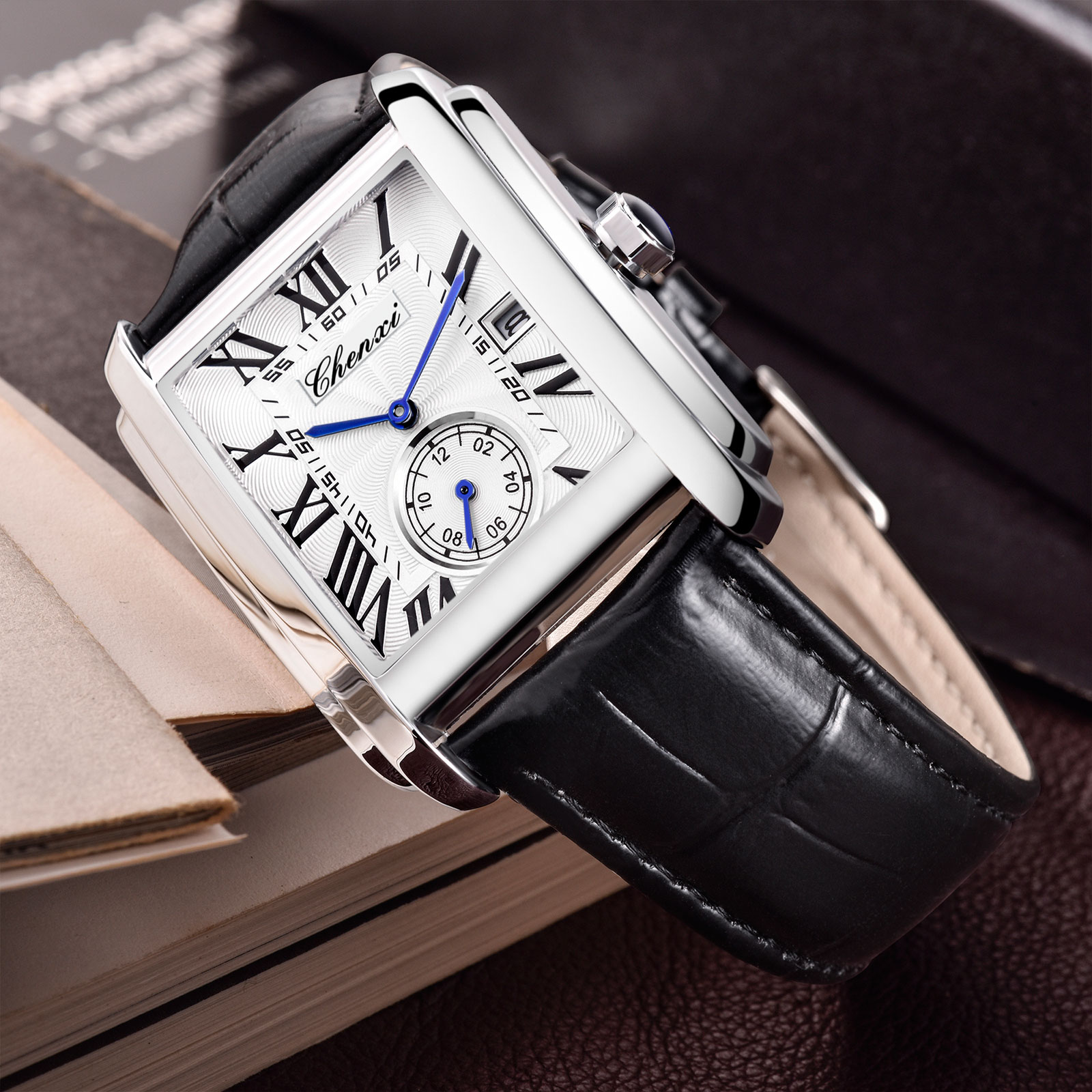 Chenxi 8216 nova moda menino c - Leather Watch Band Men avaliação e preço