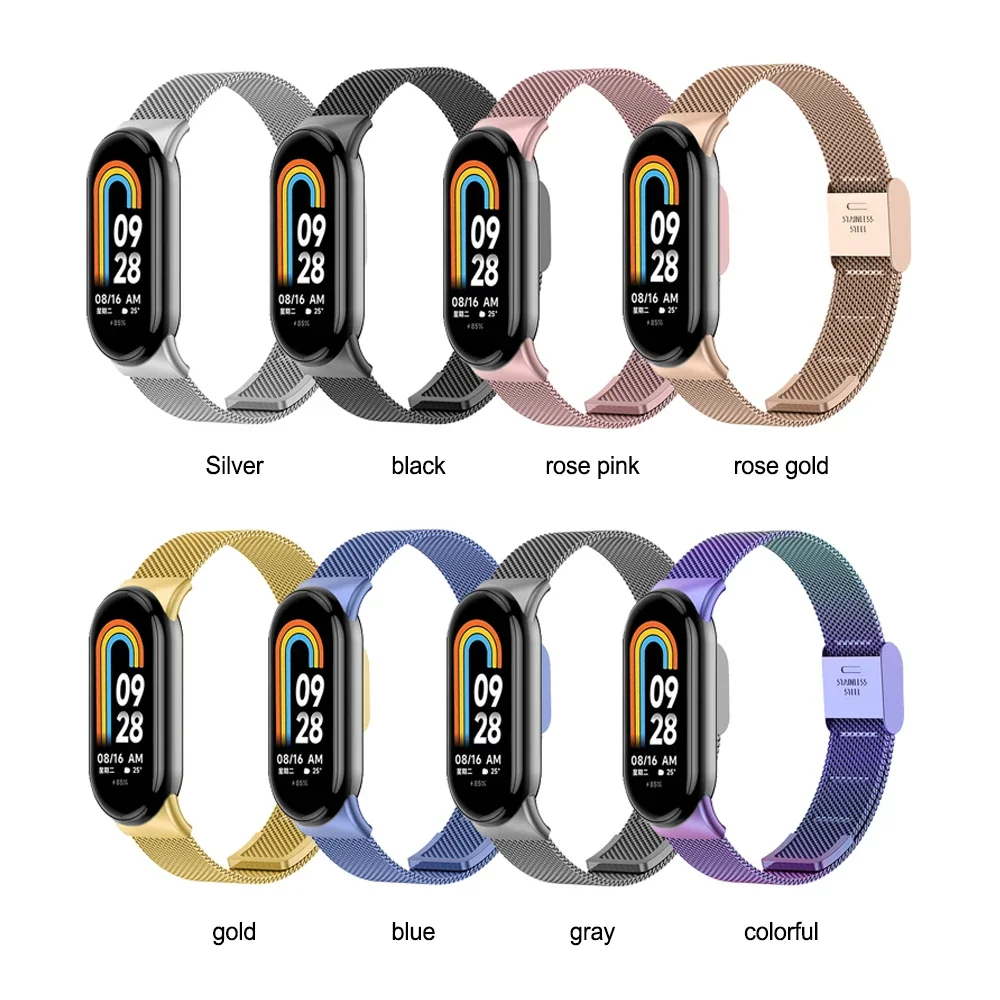 Pulseira de aço inoxidável par - Mesh Strap Metal avaliação e preço