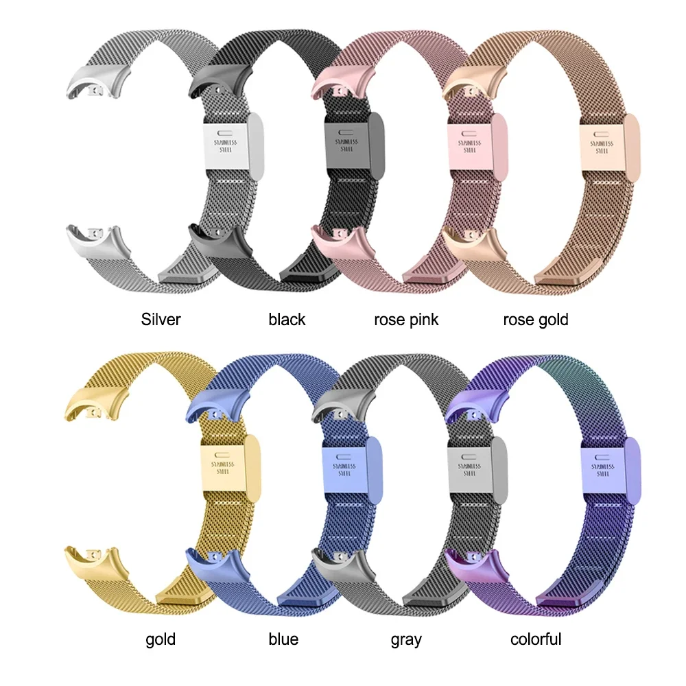 Pulseira de aço inoxidável par - Mesh Strap Metal avaliação e preço