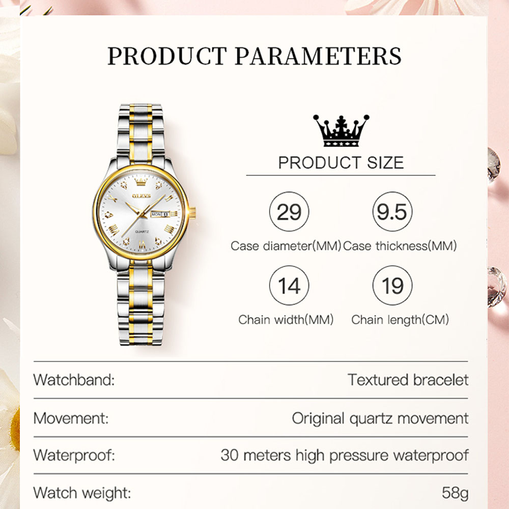 OLEVS-Relógio de Quartzo Imper - Stainless Bracelet Diver avaliação e preço