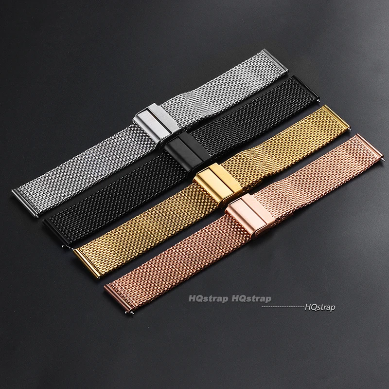 Pulseira de malha milanesa par - Mesh Strap Metal avaliação e preço