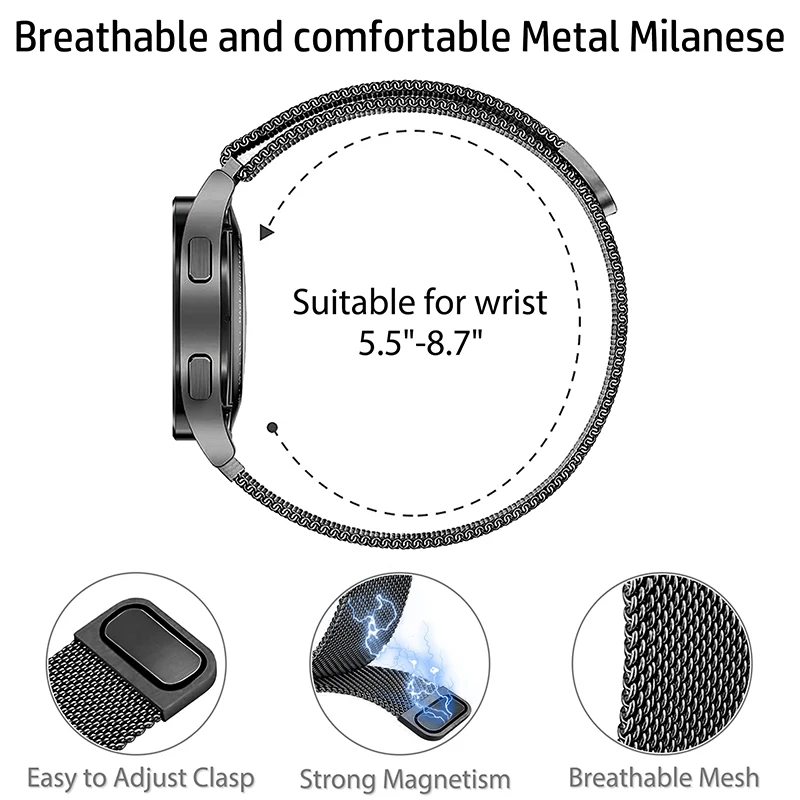 Pulseira Milanese Loop para Re - Milanese Loop Magnetic avaliação e preço