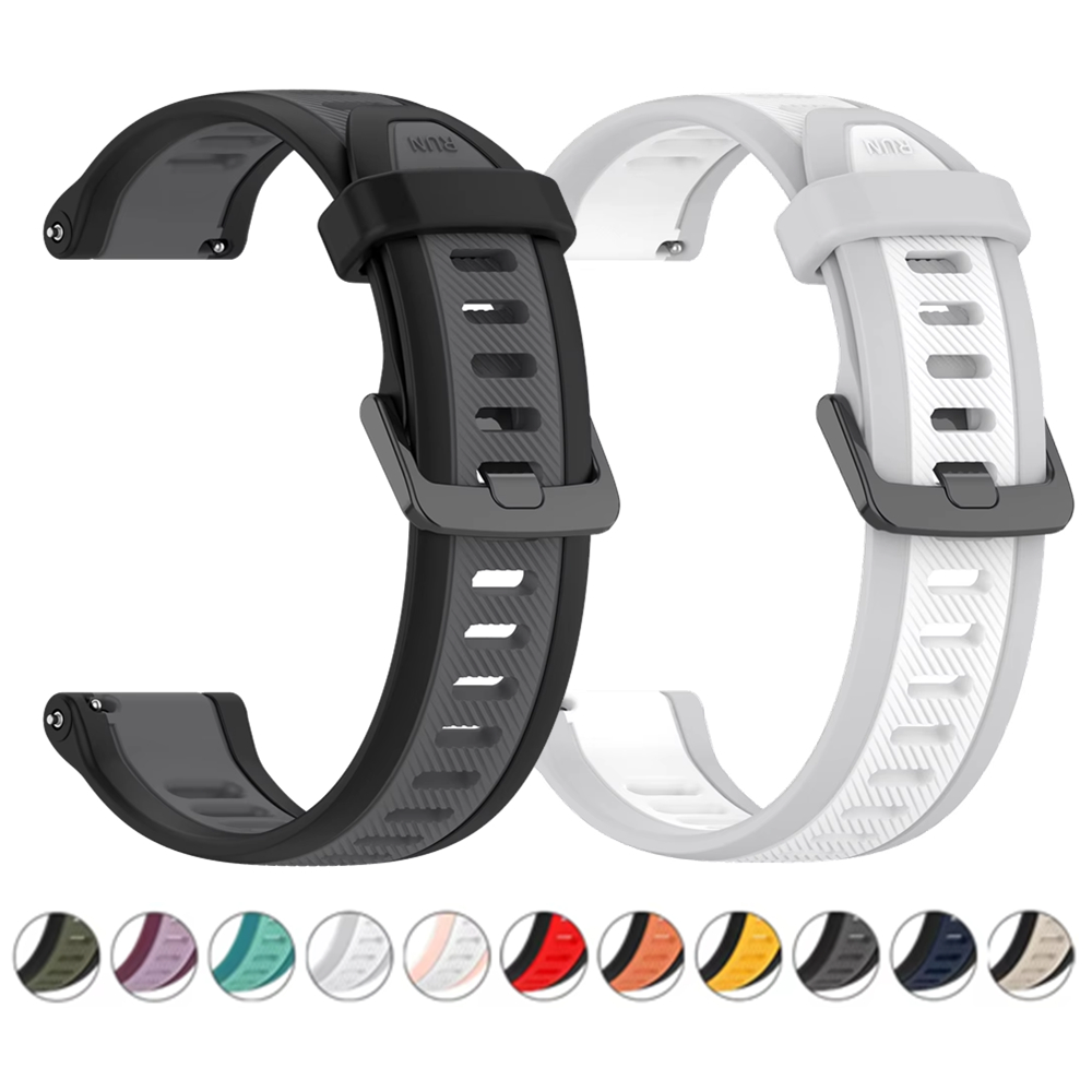 Pulseira de silicone com textu - Silicone Watch Band 22Mm avaliação e preço