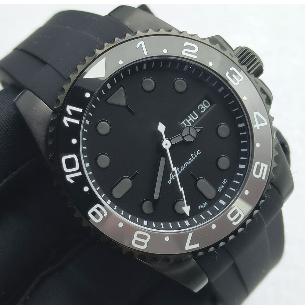 40mm nh36 relógio mecânico de  - Stainless Bracelet Diver avaliação e preço