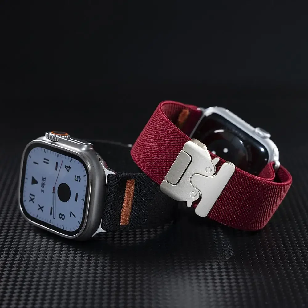 Pulseira de nylon para apple w - Parachute Strap Elastic avaliação e preço