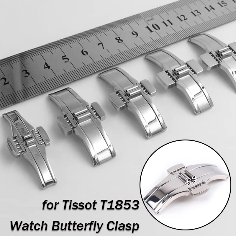 Para tissot t1853 pulseira de  - Butterfly Clasp Deployant avaliação e preço