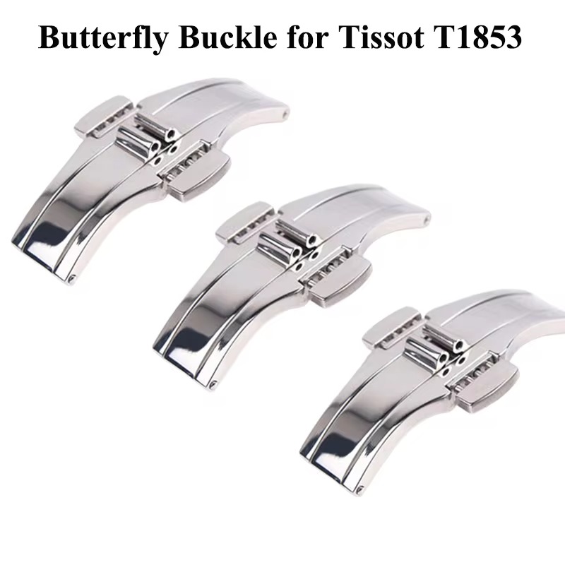 Para tissot t1853 pulseira de  - Butterfly Clasp Deployant avaliação e preço