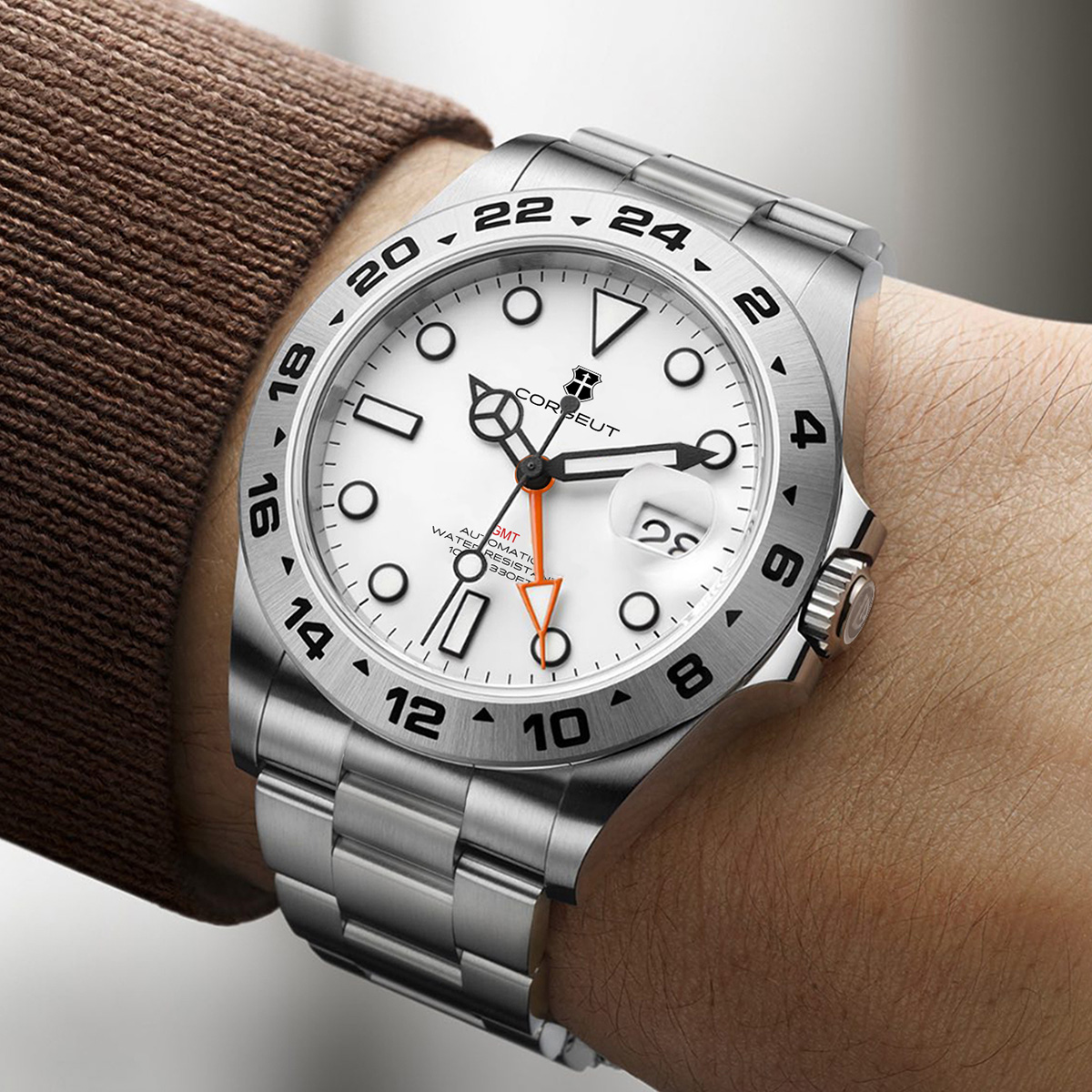 Personalizado de luxo 39mm nh3 - Stainless Bracelet Diver avaliação e preço