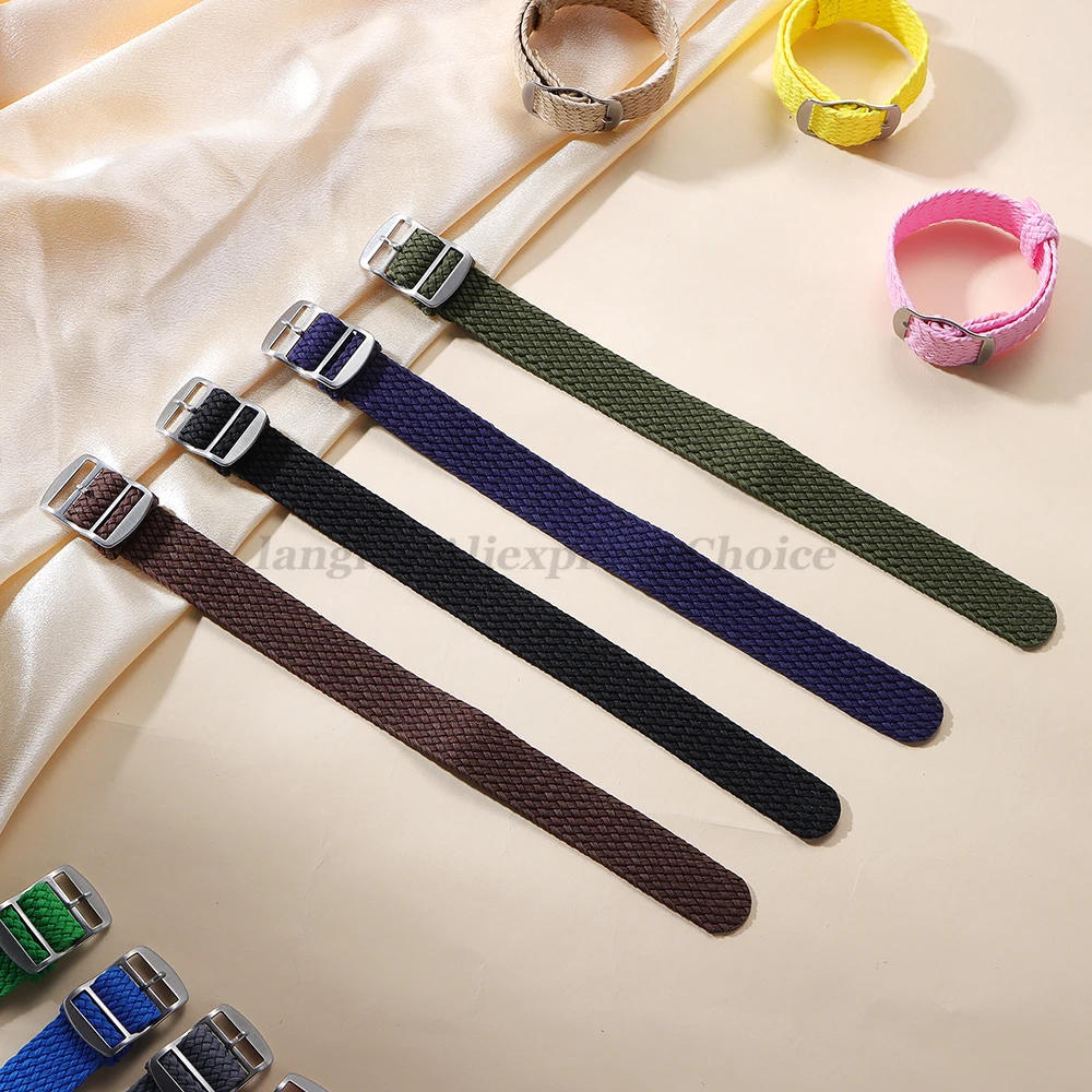 14mm 16mm 18mm 20mm 22mm tecid - Perlon Strap Woven avaliação e preço
