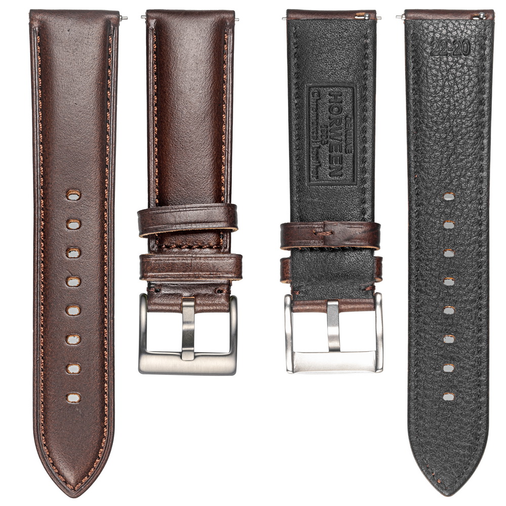 Pulseiras de Relógio Hemsut em - Leather Strap Quick Release avaliação e preço