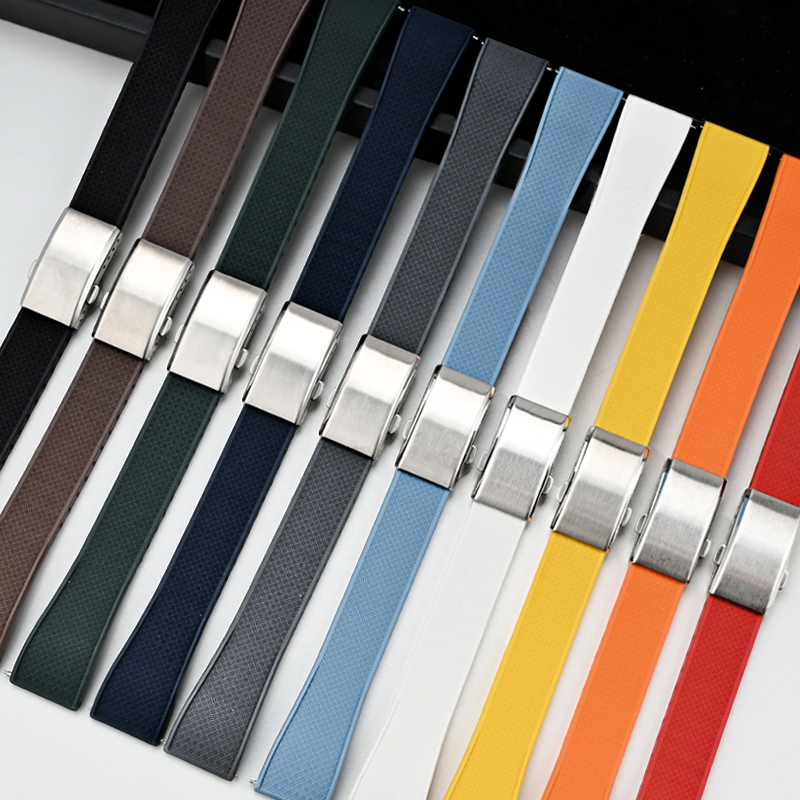 Pulseira de relógio de borrach - Suede Strap Watch avaliação e preço