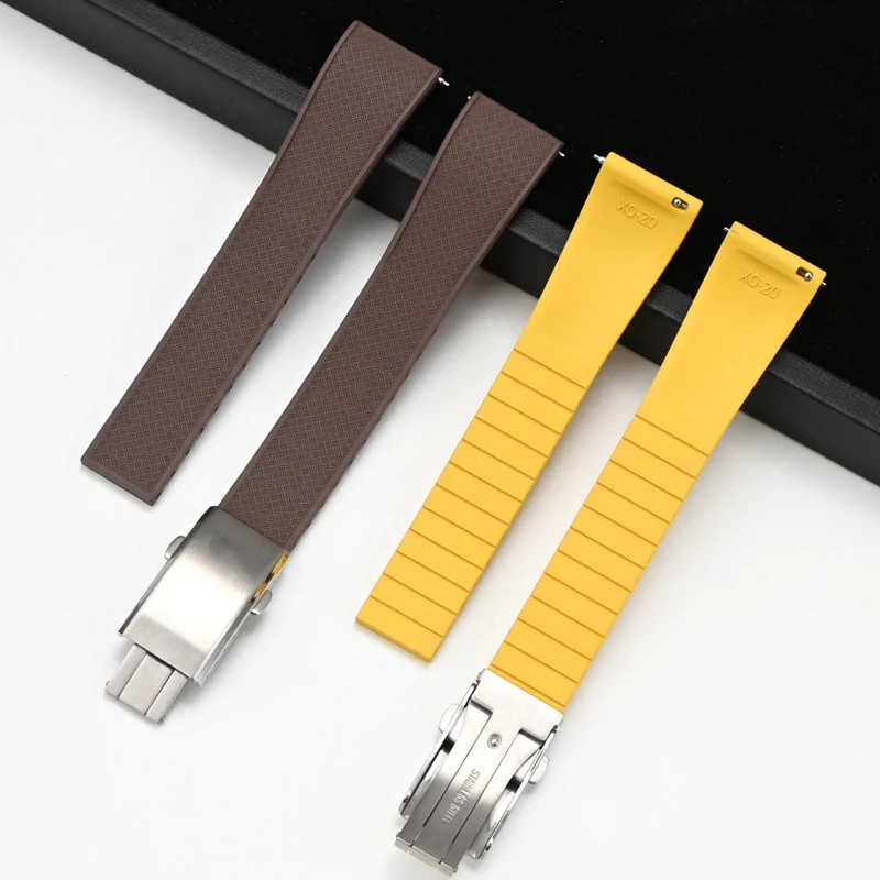 Pulseira de relógio de borrach - Suede Strap Watch avaliação e preço