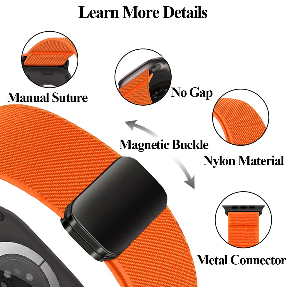 Pulseira de nylon para apple w - Milanese Loop Magnetic avaliação e preço
