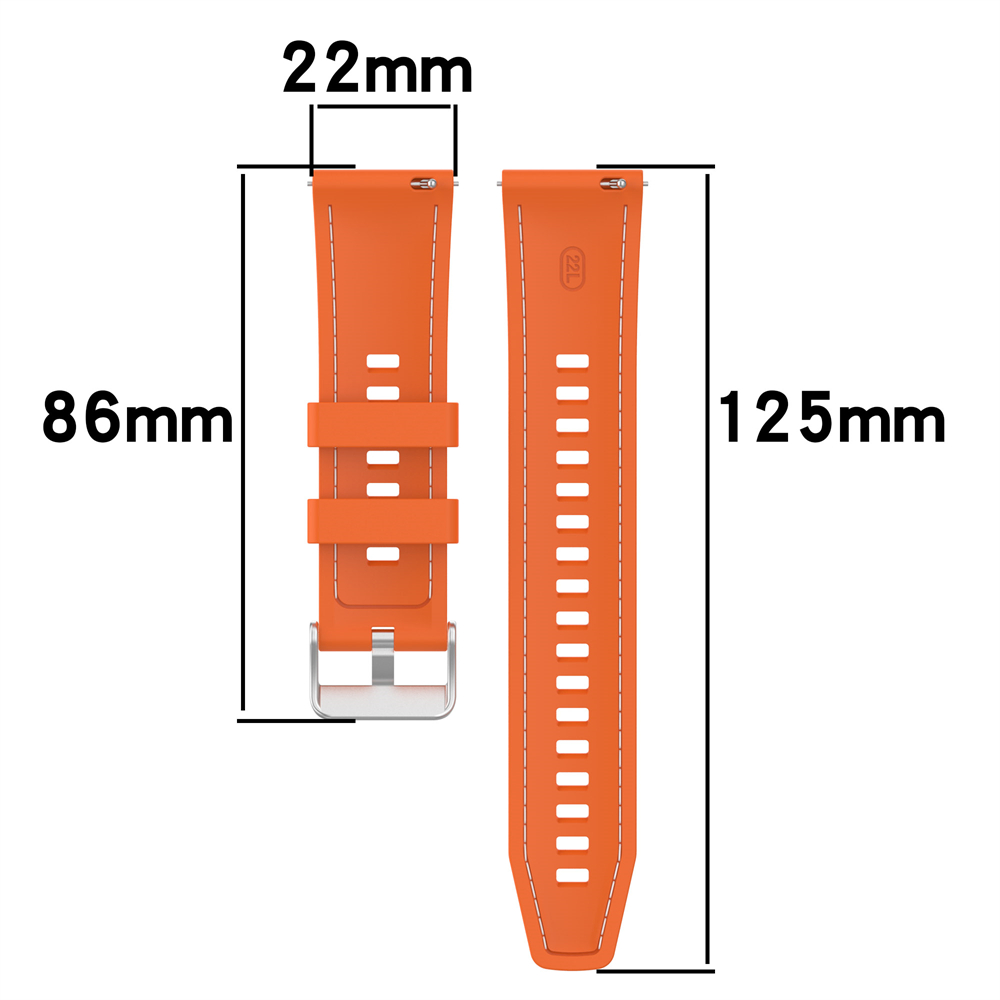 Pulseira universal de silicone - Silicone Watch Band 22Mm avaliação e preço