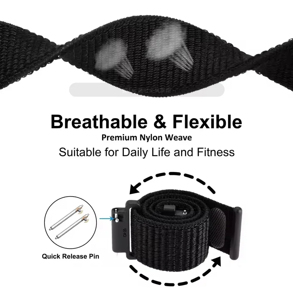 Pulseira Trançada de 20/22mm p - Sport Loop Velcro avaliação e preço
