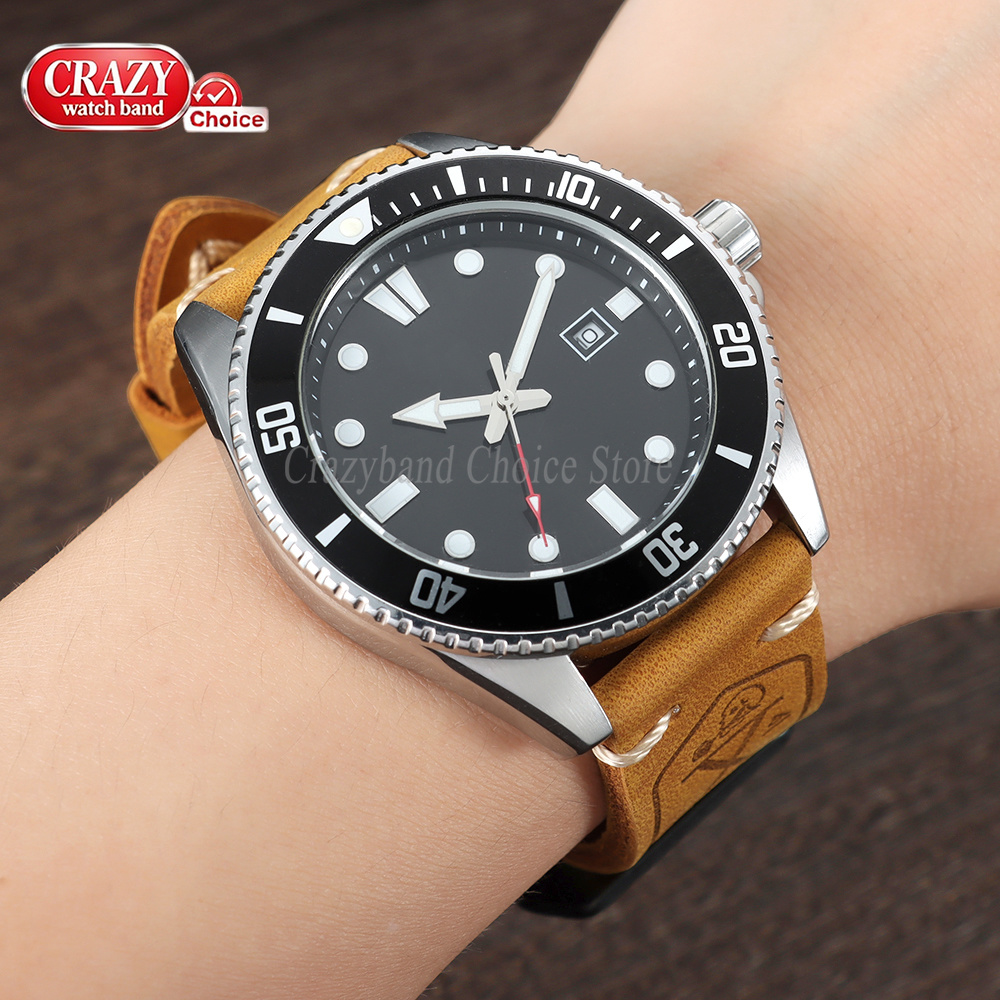 Pulseira de Couro Genuíno Arte - Suede Strap Watch avaliação e preço