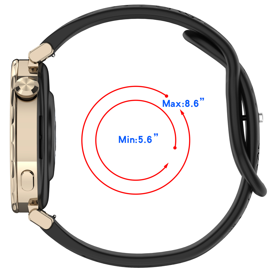Pulseira de Silicone 3D com Fl - Silicone Watch Band 22Mm avaliação e preço