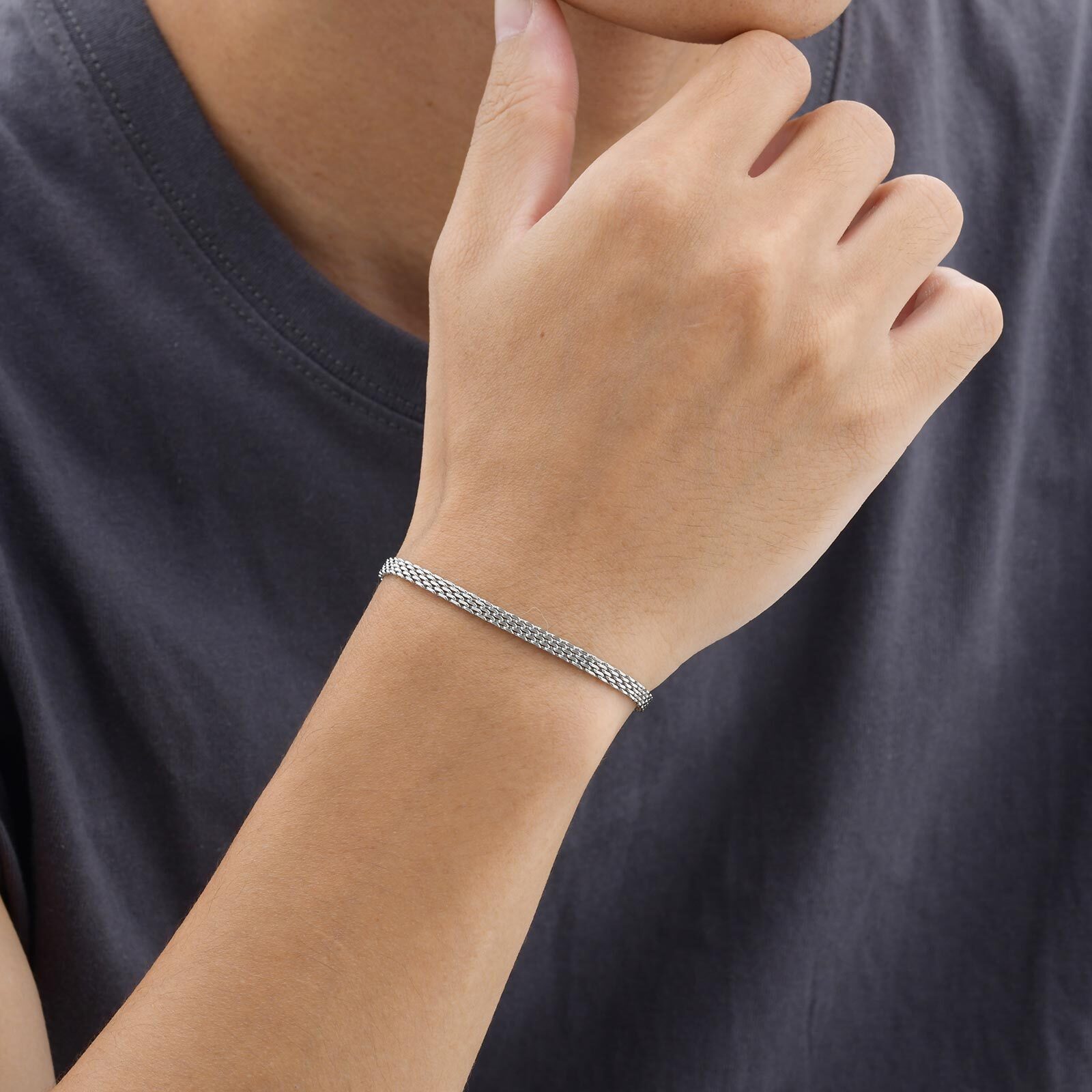 Pulseira de corrente de malha  - Mesh Strap Metal avaliação e preço