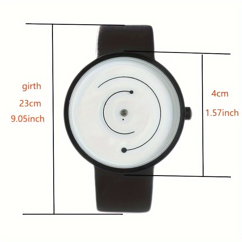 Relógio Criativo de Moda para  - Leather Watch Band Men avaliação e preço