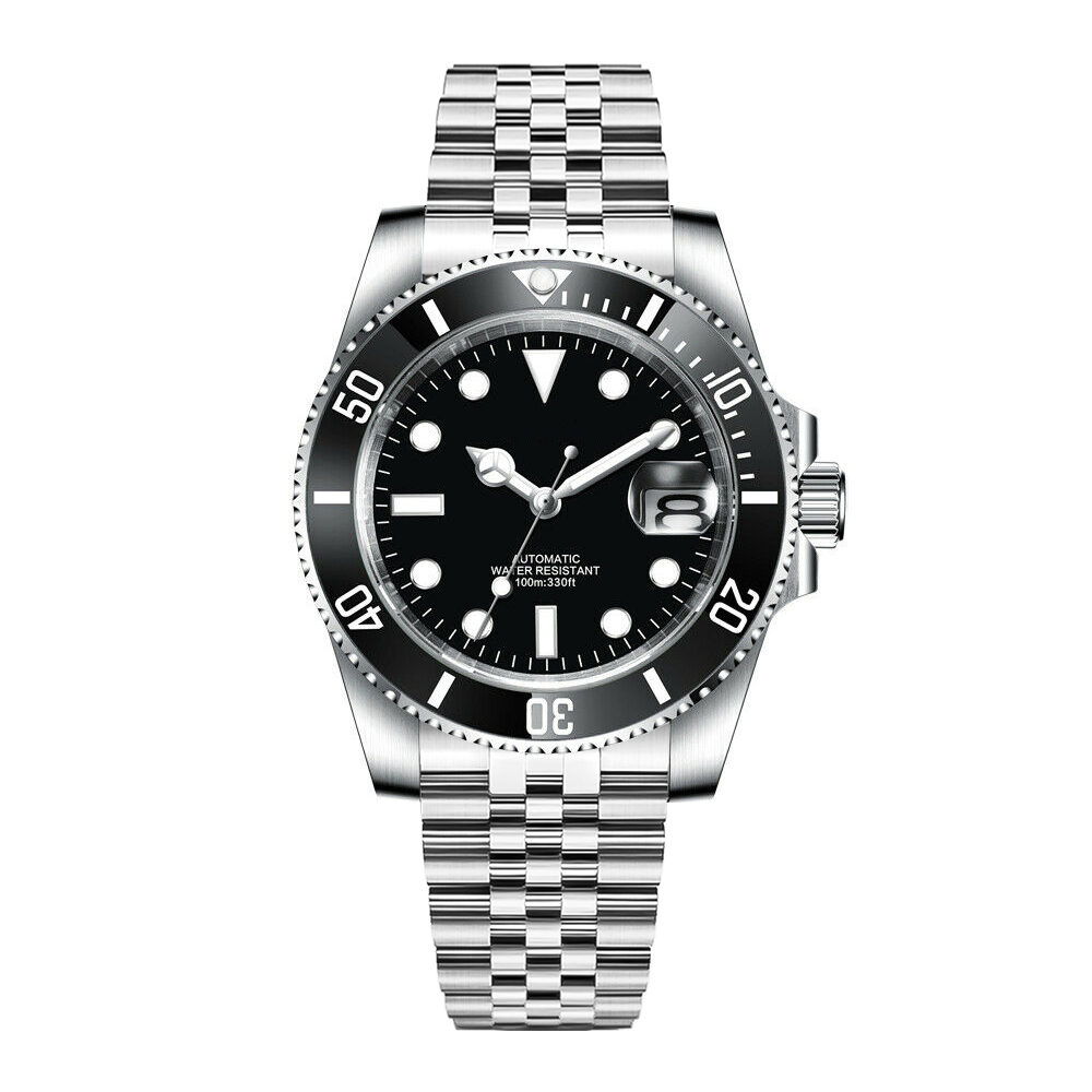 Diy logotipo 40mm relógio de m - Stainless Bracelet Diver avaliação e preço