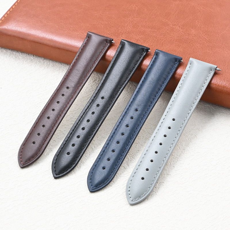 Pulseira de couro genuíno para - Leather Strap Quick Release avaliação e preço