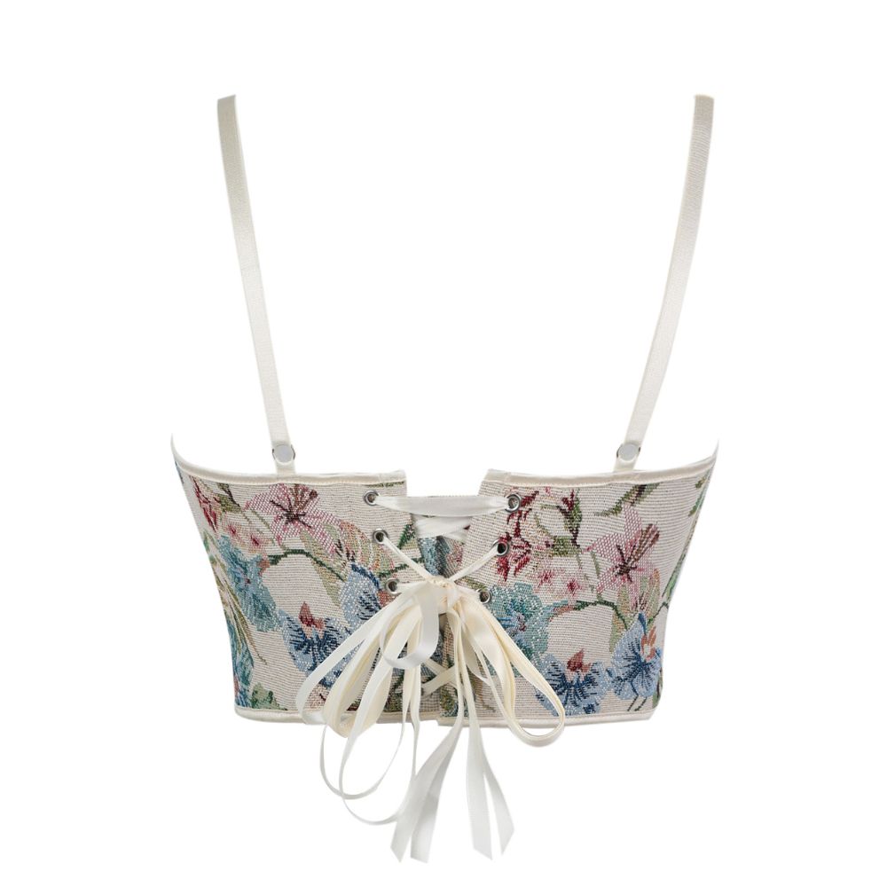 Corset feminino com alças fina - Tropic Strap Vintage avaliação e preço