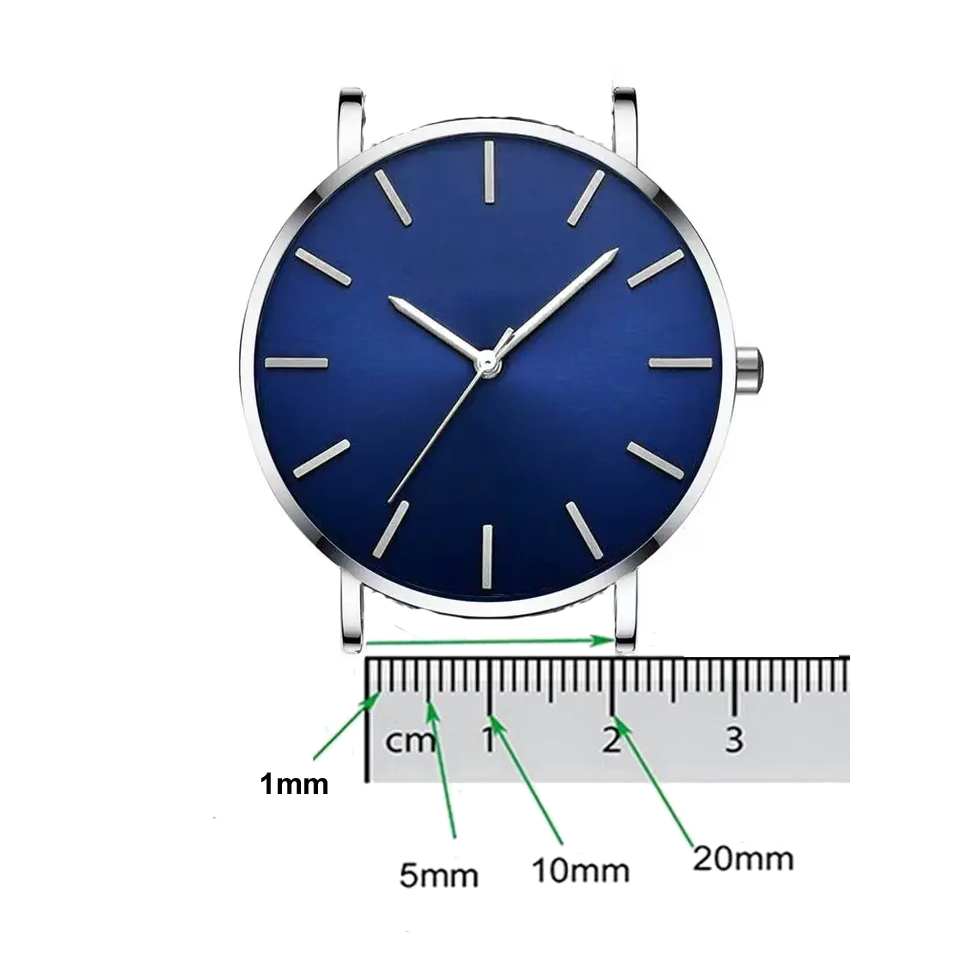 Pulseira de couro denim para p - Canvas Strap Watch avaliação e preço
