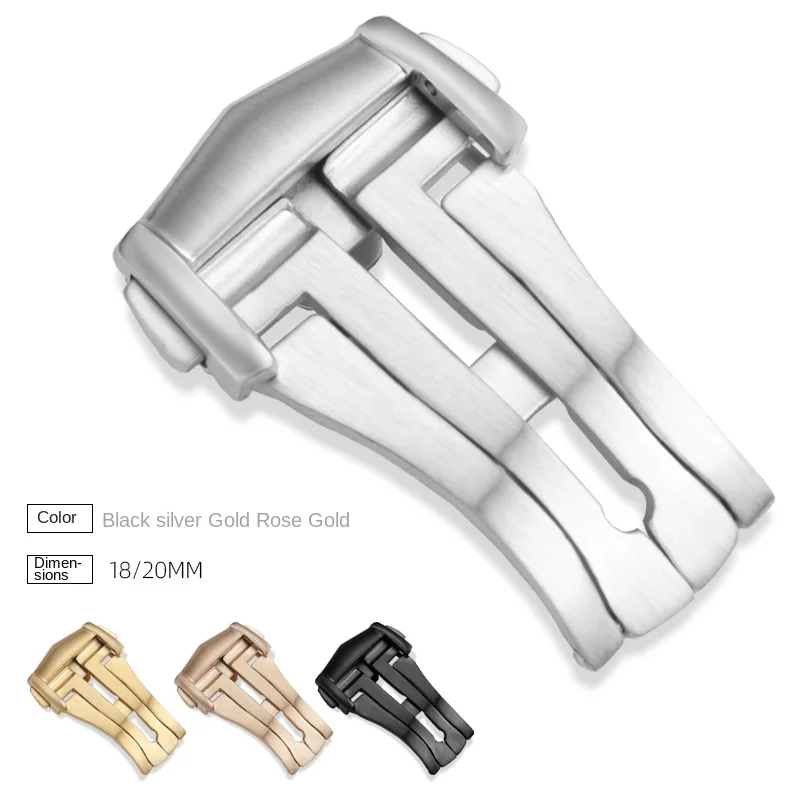 Fivela de relógio de aço inoxi - Butterfly Clasp Deployant avaliação e preço