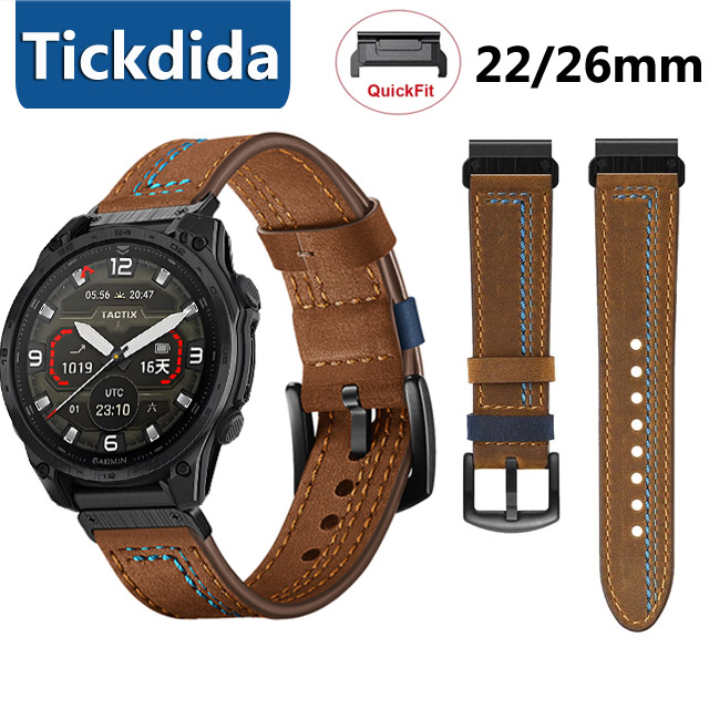 Pulseira de couro genuíno de 2 - Leather Strap Quick Release avaliação e preço