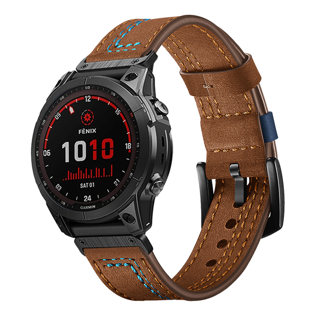 Pulseira de couro genuíno de 2 - Leather Strap Quick Release avaliação e preço