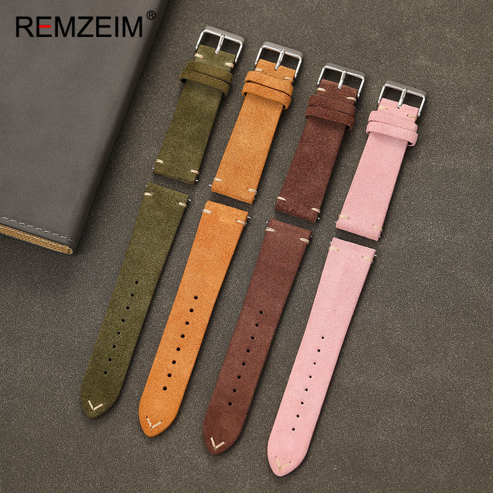 Pulseira de Relógio Unissex em - Suede Strap Watch avaliação e preço