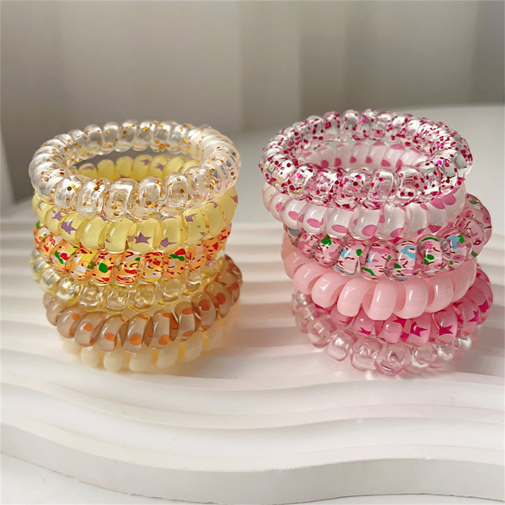 6 pçs doce bonito colorido esp - Silicone Band Women avaliação e preço